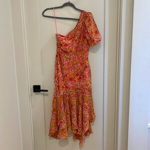 ASTR The Label one shoulder midi dress size XS. Worn once.